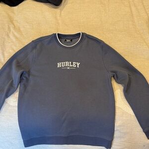 Hurley Men's Sweatshirt in Blue with Logo